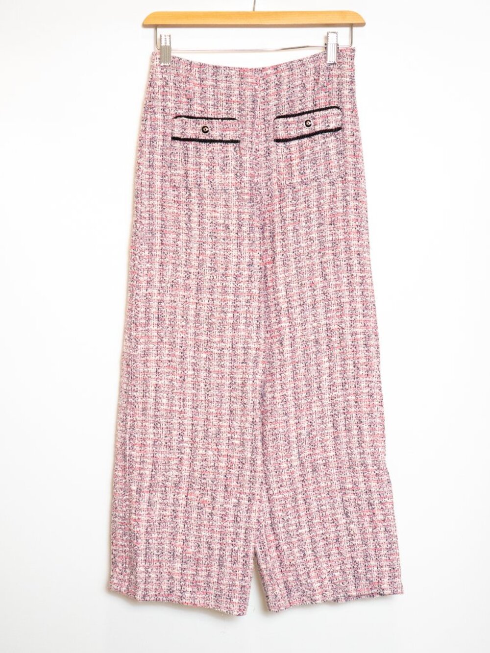 Maje Pink Tweed Pants